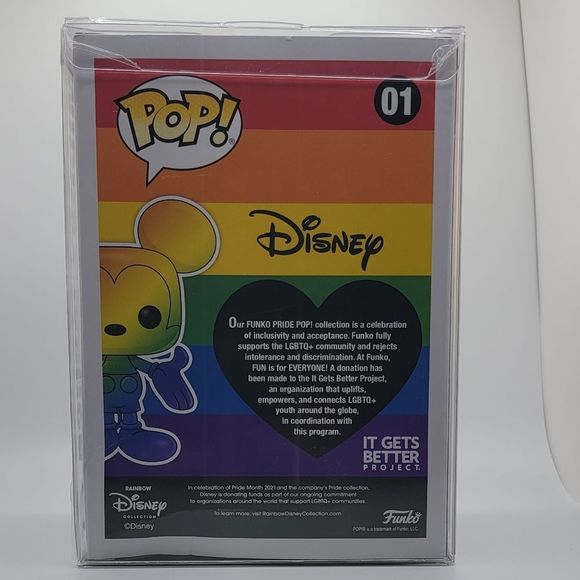 Disney Micky Mouse 01 Funko Poo Rainbow - Picture 3 of 6